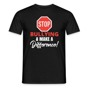 National Bully Awareness Month Anti Bullying - Men's T-Shirt - black - Front - AI Model Male 178 light (178cm)