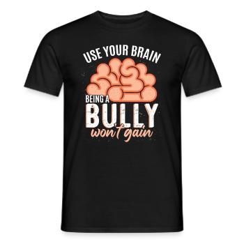 Anti-Mobbing-Mobbing-Tag der Einheit - Männer T-Shirt - Schwarz - Vorne - AI Model Male 178 light (178cm)