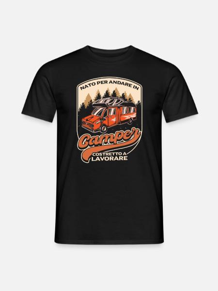 Camper | Camping | Camper | Caravan - Men's T-Shirt - black
