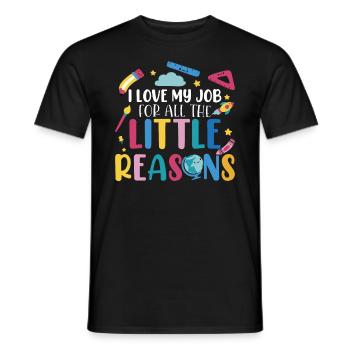 Enseignant mignon Maternelle Pre-K - T-shirt homme - noir - Devant - AI Model Male 178 light (178cm)