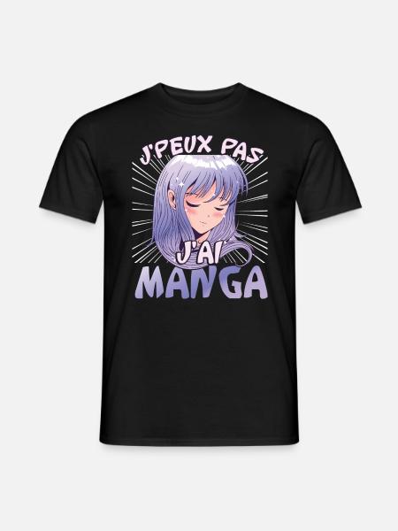 J'ai Manga - T-shirt homme - noir