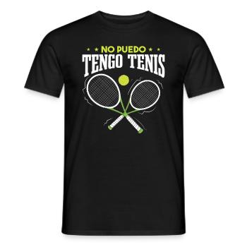 Tenis Entrenador Tenista Divertido - T-shirt homme - noir - Devant - AI Model Male 178 light (178cm)