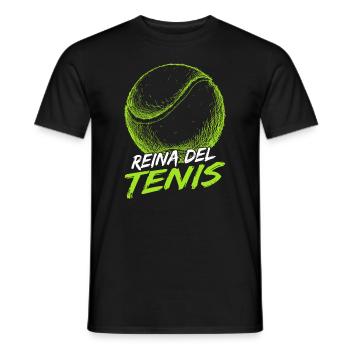 Reina Del Tenis - T-shirt homme - noir - Devant - AI Model Male 178 light (178cm)