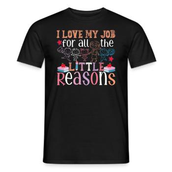 Cute Pre K Teacher Quote Kindergarten Preschool - Men's T-Shirt - black - Front - AI Model Male 178 light (178cm)