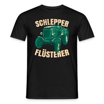 Schlepper Flüsterer - Männer T-Shirt - Schwarz - Vorne - AI Model Male 178 light (178cm)