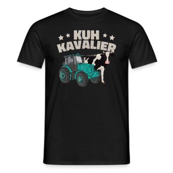 Lustiges Bauern Landwirt Geschenk - Männer T-Shirt - Schwarz - Vorne - AI Model Male 178 light (178cm)