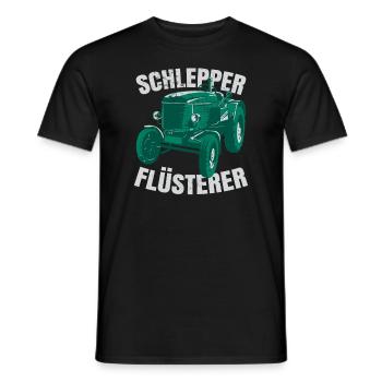Schlepper Flüsterer - Männer T-Shirt - Schwarz - Vorne - AI Model Male 178 light (178cm)