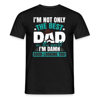 Ich bin der beste Vater - Männer T-Shirt - Schwarz - Vorne - AI Model Male 178 light (178cm)