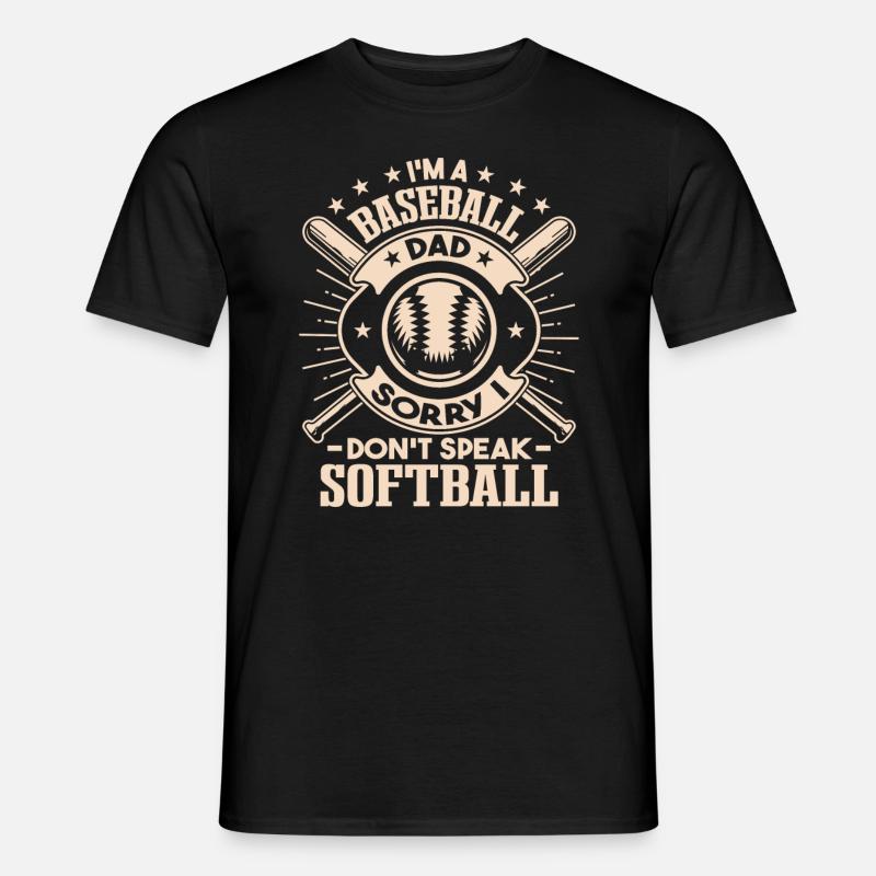 I'm A Baseball Dad - Men's T-shirt - black