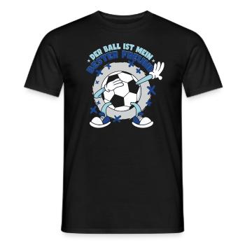 Fußball Dab Kinder Fußballspieler Sprüche - Männer T-Shirt - Schwarz - Vorne - AI Model Male 178 light (178cm)
