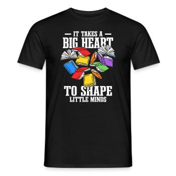 Citation de l’enseignant Enseigner aux élèves de l’école - T-shirt homme - noir - Devant - AI Model Male 178 light (178cm)