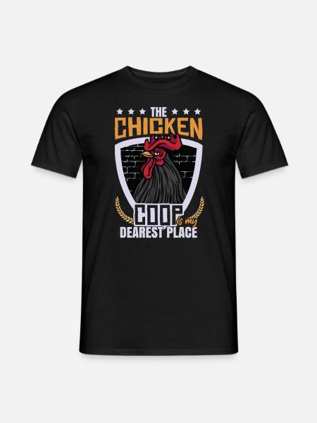 The Chicken Coop - Men's T-Shirt - black