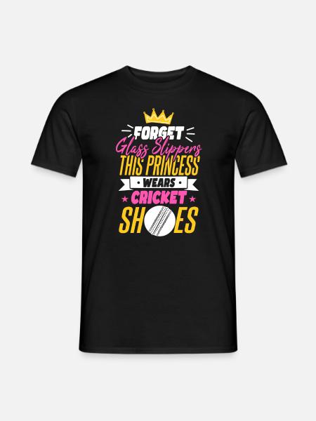 Fille de cricket - T-shirt homme - noir