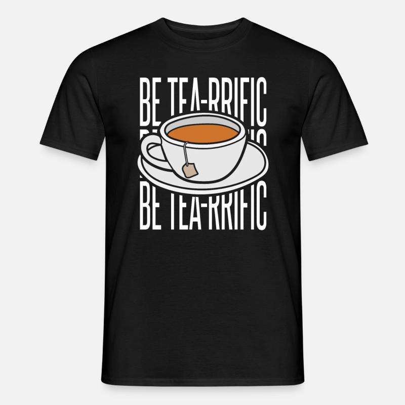 Funny Tea Lover Gift - Men’s T-shirt - black