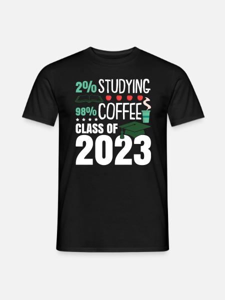 Class of 2023 Coffee - Men's T-Shirt - black