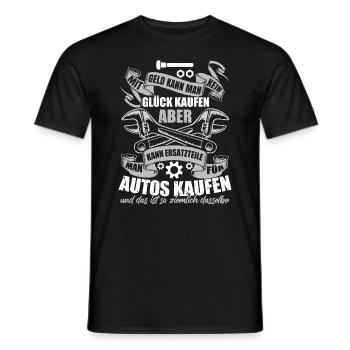Auto Tuning Garage KFZ Mechatroniker - Männer T-Shirt - Schwarz - Vorne - AI Model Male 178 light (178cm)