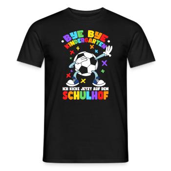 Ich Kicke Jetzt Auf Dem Schulhof - Männer T-Shirt - Schwarz - Vorne - AI Model Male 178 light (178cm)