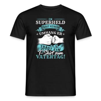 Vatertag Papa Ehemann Männertag Vatertag 2023 - Männer T-Shirt - Schwarz - Vorne - AI Model Male 178 light (178cm)