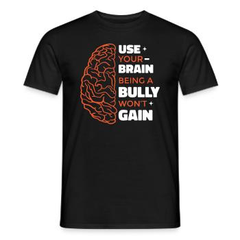 Ein Tyrann zu sein wird nicht gewinnen - Männer T-Shirt - Schwarz - Vorne - AI Model Male 178 light (178cm)