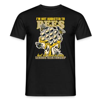 Beekeeping Nectar Honey Apiary Honeycomb - Men's T-Shirt - black - Front - AI Model Male 178 light (178cm)