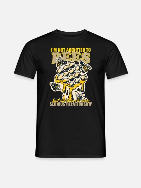 Beekeeping Nectar Honey Apiary Honeycomb - Men's T-Shirt - black