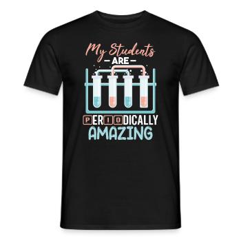 Mes étudiants sont particulièrement incroyables - T-shirt homme - noir - Devant - AI Model Male 178 light (178cm)