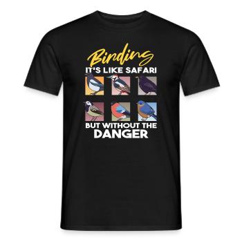 Vogelbeobachtung - Männer T-Shirt - Schwarz - Vorne - AI Model Male 178 light (178cm)