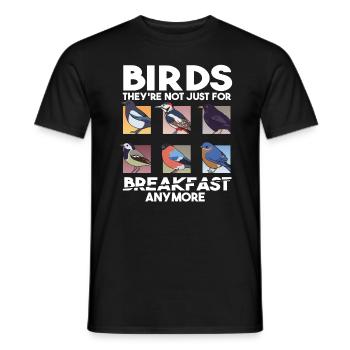 Lustiges Vogelbeobachtungszitat Vogelbeobachtung - Männer T-Shirt - Schwarz - Vorne - AI Model Male 178 light (178cm)