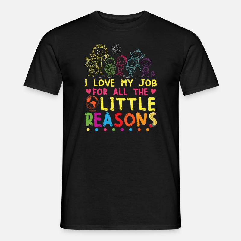 Niedlicher Unterricht - Männer T-Shirt - Schwarz
