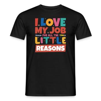 Pre-K Teacher - Men's T-Shirt - black - Front - AI Model Male 178 light (178cm)
