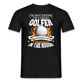 I'm A Great Golfer - Men's T-Shirt - black - Front - AI Model Male 178 light (178cm)