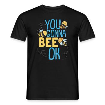 Kids Bee Costume Honey Bumblebee - Men's T-Shirt - black - Front - AI Model Male 178 light (178cm)