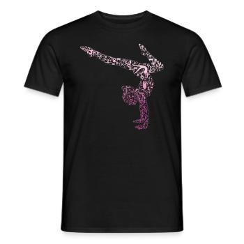 Rhythmische Kunstsportgymnastik - Männer T-Shirt - Schwarz - Vorne - AI Model Male 178 light (178cm)
