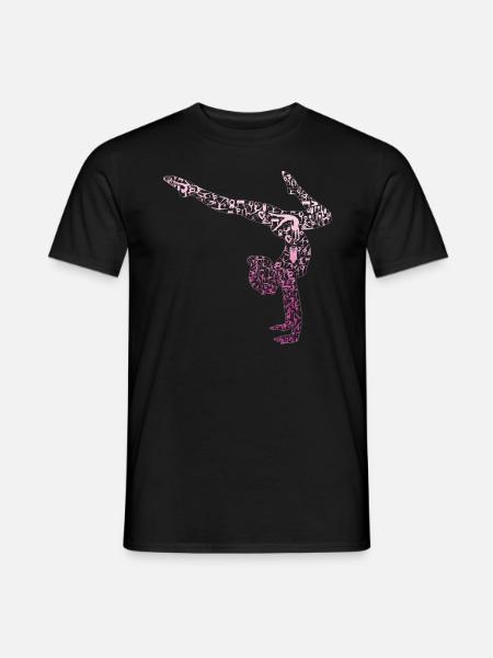Rhythmic artistic gymnastics - Men's T-Shirt - black
