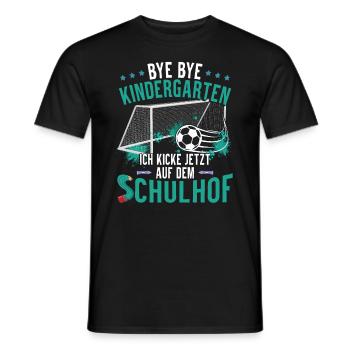 Inscription au football enfant de première année 2023 - T-shirt homme - noir - Devant - AI Model Male 178 light (178cm)