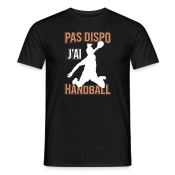 J'Ai Handball Drôle Handballeuse - T-shirt homme - noir - Devant - AI Model Male 178 light (178cm)