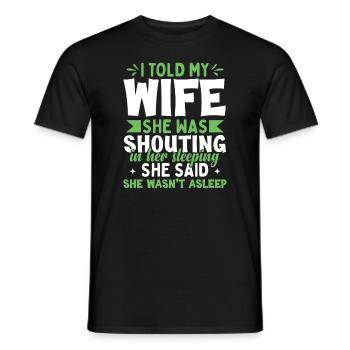 Drôle de papa Blagues Cadeau Fête des pères - T-shirt homme - noir - Devant - AI Model Male 178 light (178cm)