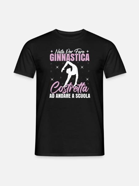 Nata Per Fare Ginnastica Bambina - T-shirt uomo - nero
