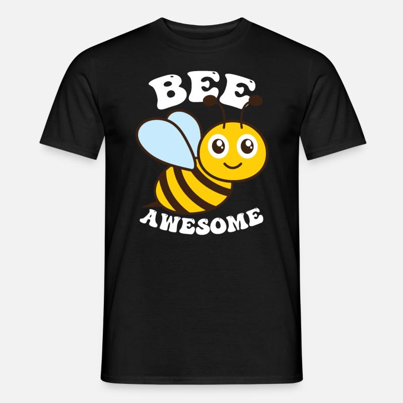 Biene Genial - Männer T-Shirt - Schwarz