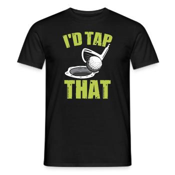 Ich würde darauf tippen - Männer T-Shirt - Schwarz - Vorne - AI Model Male 178 light (178cm)