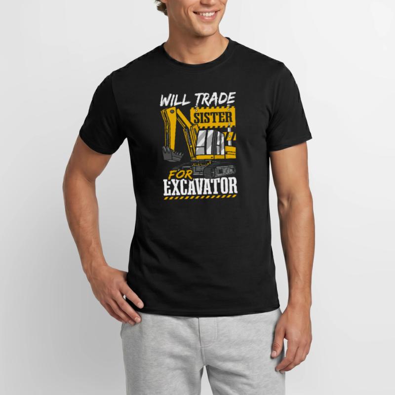 Wird Schwester gegen Bagger eintauschen Männer T-Shirt