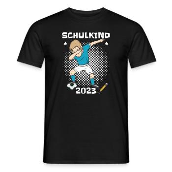 Schulkind 2023 - Männer T-Shirt - Schwarz - Vorne - AI Model Male 178 light (178cm)