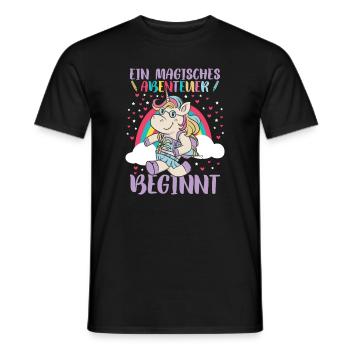 Kita Kindergarten Grundschule Einschulung - Männer T-Shirt - Schwarz - Vorne - AI Model Male 178 light (178cm)