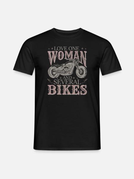 Love several bikes - Men's T-Shirt - black