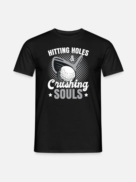 Funny Golf Gag Golf Player - Men's T-Shirt - black