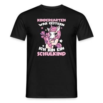 Ich Bin Ein Schulkind Grundschule - Männer T-Shirt - Schwarz - Vorne - AI Model Male 178 light (178cm)