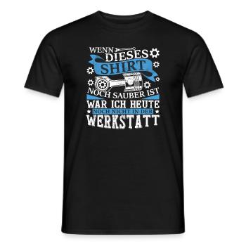 Automechaniker Werkstatt Autoschrauber - Männer T-Shirt - Schwarz - Vorne - AI Model Male 178 light (178cm)