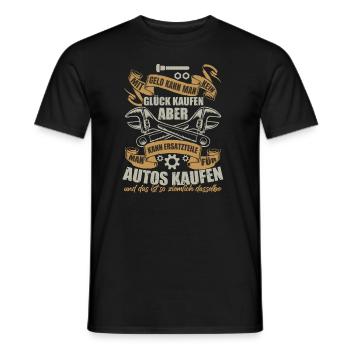 KFZ Mechaniker Sprüche Werkstatt - Männer T-Shirt - Schwarz - Vorne - AI Model Male 178 light (178cm)