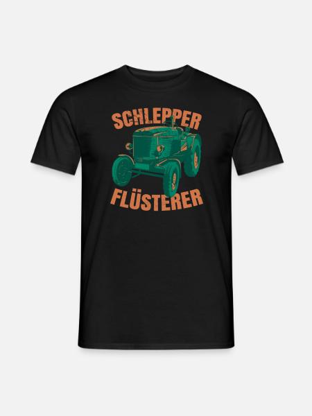 Schlepper Flüsterer - Männer T-Shirt - Schwarz