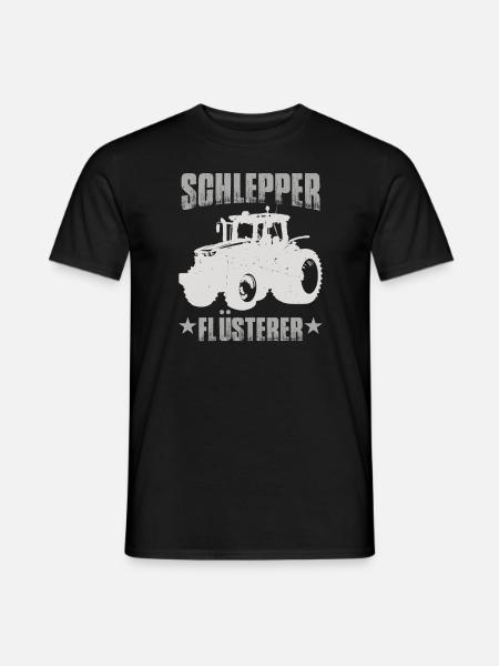 Traktor Sprüche Lustig - Männer T-Shirt - Schwarz